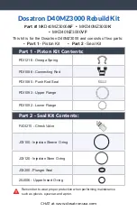 Preview for 2 page of dosatron D40MZ3000 Manual