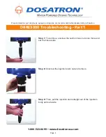 Предварительный просмотр 4 страницы dosatron D8RE3000 Troubleshooting Manual