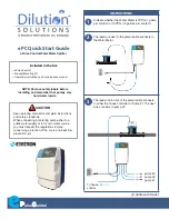 dosatron Dilution ETATRON ePC Quick Start Manual preview