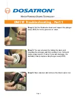 Preview for 2 page of dosatron DM11F Troubleshooting Manual