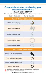 Preview for 2 page of dosatron GENUINE D14MZ5VVFII Manual