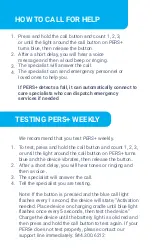 Preview for 4 page of Dose Health PERS+ User Manual