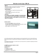 Предварительный просмотр 6 страницы DOSER Messtechnik DS5-AL Operating Instruction