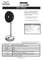 Preview for 1 page of DOSHISHA Kamome FKLT-302DHK User Manual