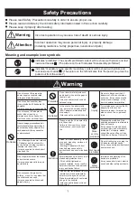 Preview for 2 page of DOSHISHA Kamome FKLT-302DHK User Manual