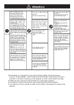 Preview for 3 page of DOSHISHA Kamome FKLT-302DHK User Manual