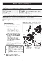 Preview for 5 page of DOSHISHA Kamome FKLT-302DHK User Manual