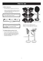 Preview for 8 page of DOSHISHA Kamome FKLT-302DHK User Manual