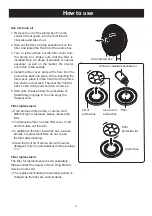 Preview for 10 page of DOSHISHA Kamome FKLT-302DHK User Manual