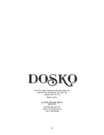 Preview for 36 page of DOSKO 2961010CE Owner'S Manual