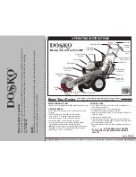 DOSKO 337-13H Operating Instructions preview