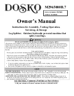 DOSKO M2965000B.7 Owner'S Manual preview