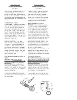 Предварительный просмотр 4 страницы Dosmatic Advantage A12 - 4 ml Installation & Operating Instructions Manual