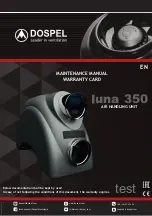 DOSPEL Luna 350 Maintenance Manual preview