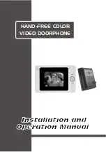 Doss DHF42PC Installation And Operation Manual preview