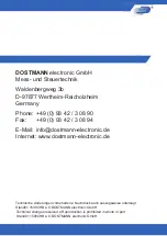 Предварительный просмотр 9 страницы Dostmann Electronic 5020-0343 Instructions For Use Manual