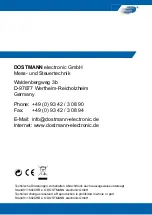 Предварительный просмотр 9 страницы Dostmann Electronic 5020-0470 Instructions For Use Manual