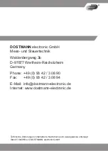 Preview for 11 page of Dostmann Electronic MS 82 Instructions For Use Manual