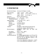 Preview for 11 page of Dostmann Electronic TC 301 Instruction Manual