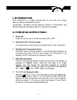 Preview for 14 page of Dostmann Electronic TC 301 Instruction Manual