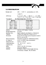 Preview for 17 page of Dostmann Electronic TC 309 Instruction Manual