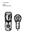 Предварительный просмотр 1 страницы Dostmann Electronic VA893 User Manual