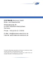 Preview for 11 page of Dostmann 5020-0485 Operating Instruction