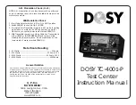 Предварительный просмотр 2 страницы Dosy Test Center TC-4001-P Instruction Manual