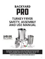 Dosze Backyard Pro Safety, Assembly And Use Manual предпросмотр