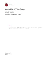 Dot Hill Systems AssuredSAN 3004 Series Setup Manual preview