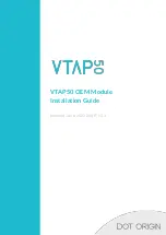 Dot Origin VTAP50 Installation Manual preview