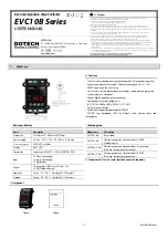 DOTECH EVC10B Series User Manual preview