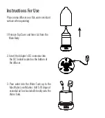 Предварительный просмотр 4 страницы dōTERRA Laluz GH2168 Instruction Manual