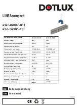 DOTLUX LINEAcompact User Manual preview