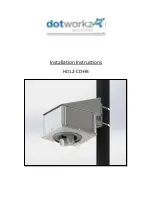 Предварительный просмотр 1 страницы DOTWORKZ HD12-CD-HB Installation Instructions Manual