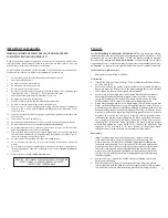 Предварительный просмотр 2 страницы Double K Industries CHALLEGAIR LARGE ANIMAL DRYER BLOWER Instructions And Safety Precautions