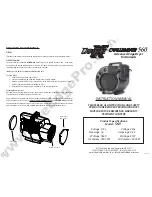 Preview for 1 page of Double K Industries CHALLENGAIR 560 Instruction Manual