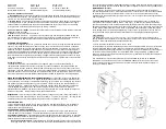 Предварительный просмотр 2 страницы Double K Industries Challengair 850 Series Instruction Manual