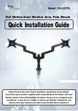 Preview for 1 page of DoubleSight DS-227PS Quick Installation Manual