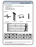 Предварительный просмотр 2 страницы DoubleSight DS-5070CT Assembly Instructions Manual