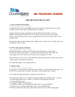 DoubleSight DS-7OU Troubleshooting Manual preview