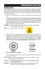 Предварительный просмотр 11 страницы dough Xpress D-TXA-2-18W Owner'S Manual