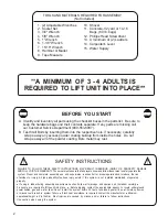 Preview for 2 page of Douglas D-Pro Max Series Assembly Instructions And Owner'S Manual