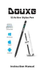 Предварительный просмотр 1 страницы DOUXE S3 Active Stylus Pen Instruction Manual