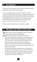 Preview for 2 page of DOUXE S3 Active Stylus Pen Instruction Manual