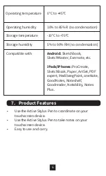 Preview for 7 page of DOUXE S3 Active Stylus Pen Instruction Manual