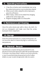 Preview for 8 page of DOUXE S3 Active Stylus Pen Instruction Manual