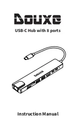 Предварительный просмотр 1 страницы DOUXE USB-C Hub Instruction Manual