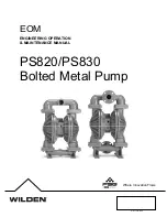 Preview for 1 page of Dover DOVER PSG WILDEN PRO-FLO XPS820 AAAAA Series Engineering Operation & Maintenance Manual