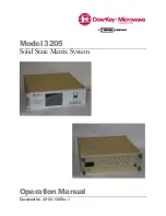 Dover Dow-Key Microwave 3205 Operation Manual preview